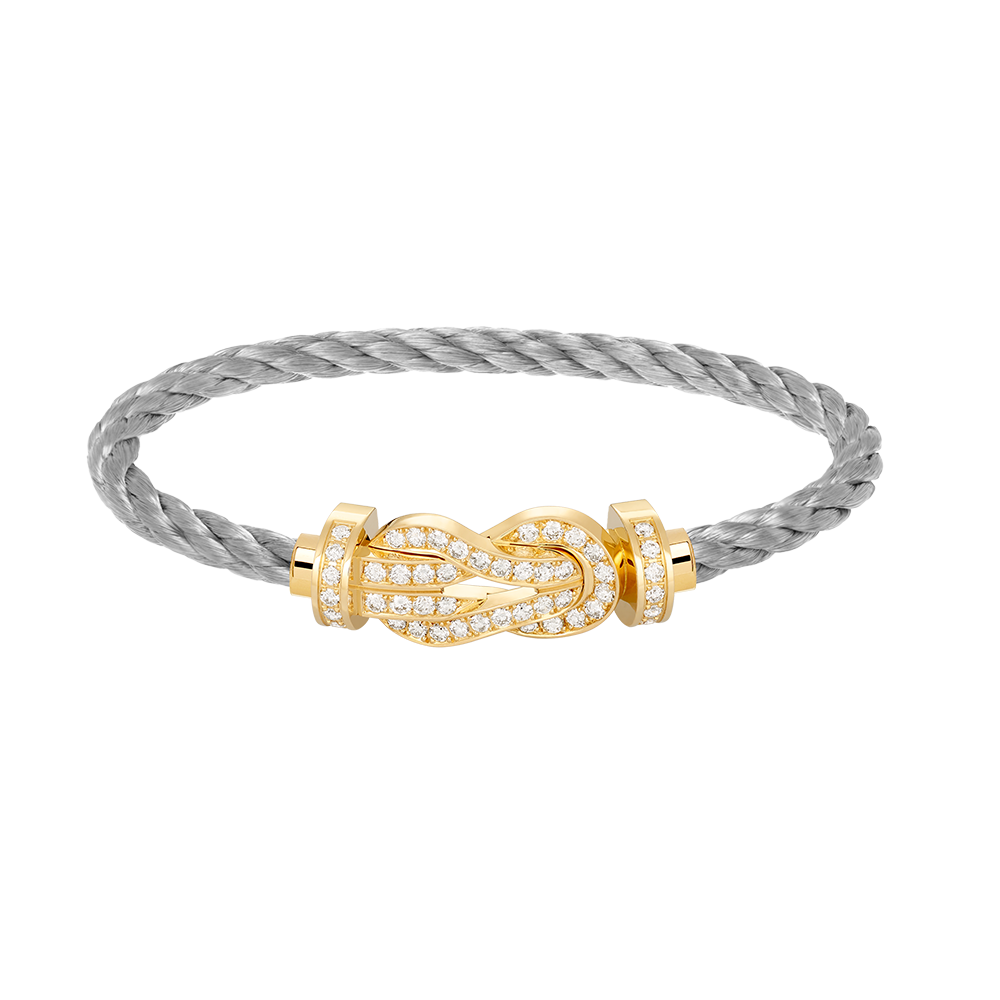 [Elowen jewelsry ]CHANCE LARGE 8 FIGURE BUCKLE FULLDIAMOND BRACELET GOLD