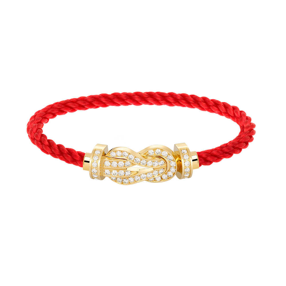 [Elowen jewelsry ]CHANCE LARGE 8 FIGURE BUCKLE FULLDIAMOND BRACELET GOLD