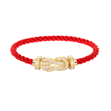 [Elowen jewelsry ]CHANCE LARGE 8 FIGURE BUCKLE FULLDIAMOND BRACELET GOLD