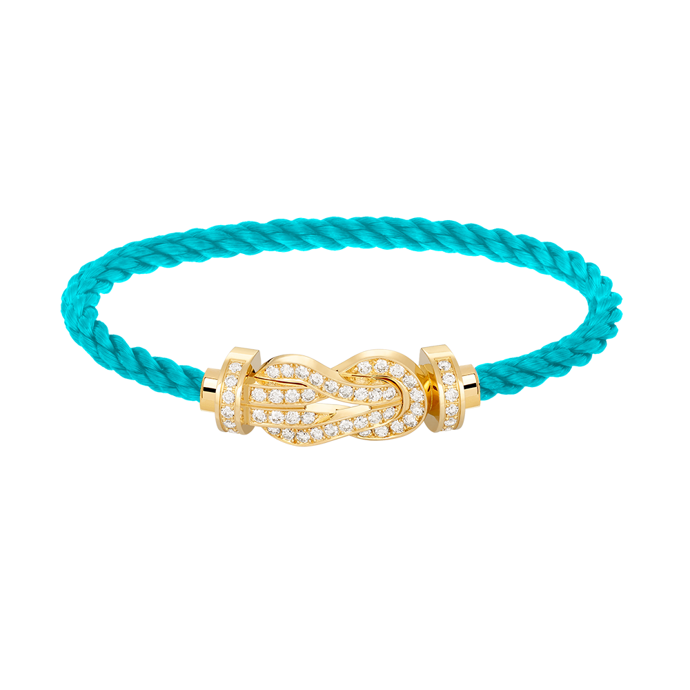 [Elowen jewelsry ]CHANCE LARGE 8 FIGURE BUCKLE FULLDIAMOND BRACELET GOLD