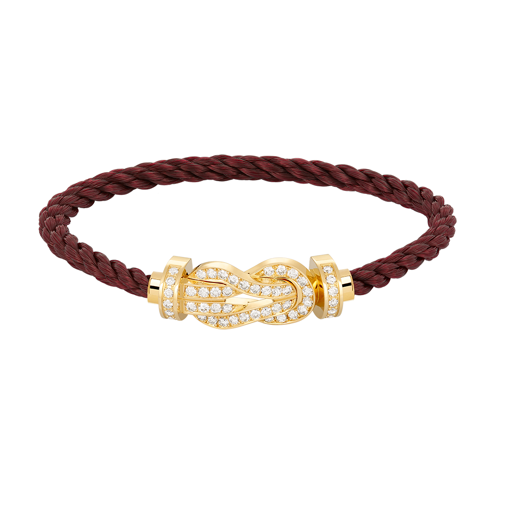 [Elowen jewelsry ]CHANCE LARGE 8 FIGURE BUCKLE FULLDIAMOND BRACELET GOLD