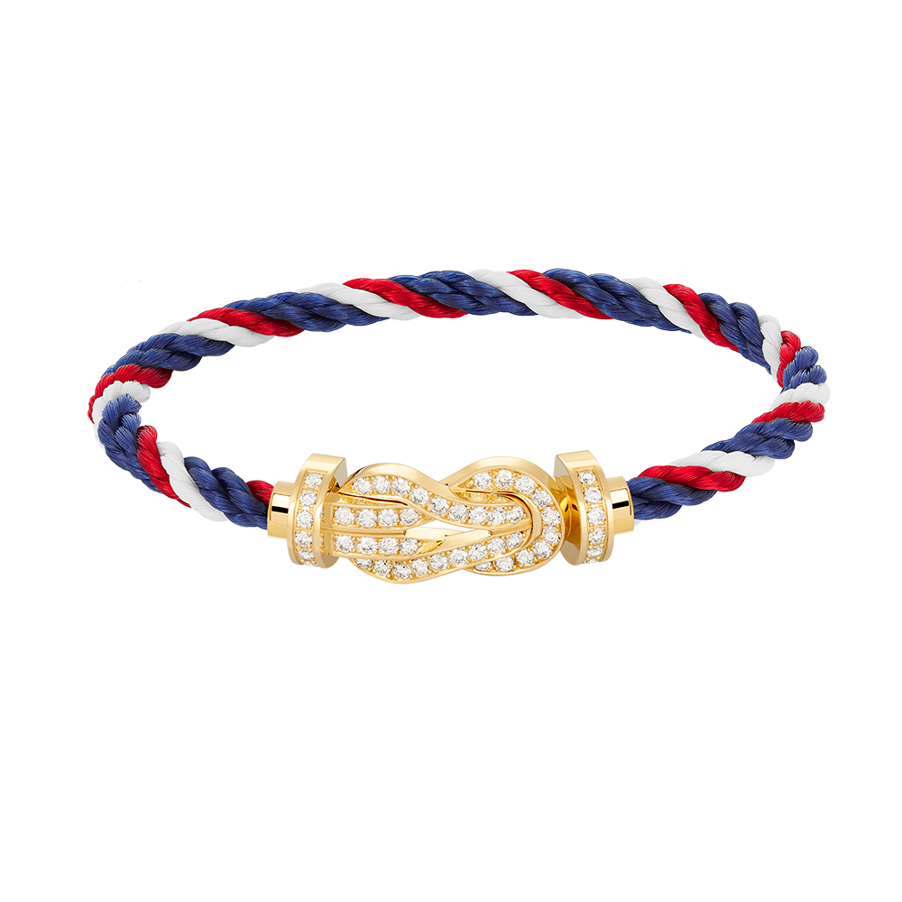 [Elowen jewelsry ]CHANCE LARGE 8 FIGURE BUCKLE FULLDIAMOND BRACELET GOLD