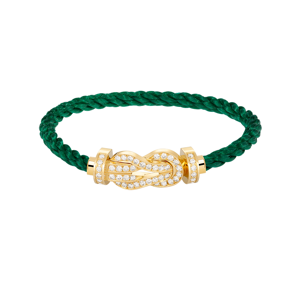 [Elowen jewelsry ]CHANCE LARGE 8 FIGURE BUCKLE FULLDIAMOND BRACELET GOLD