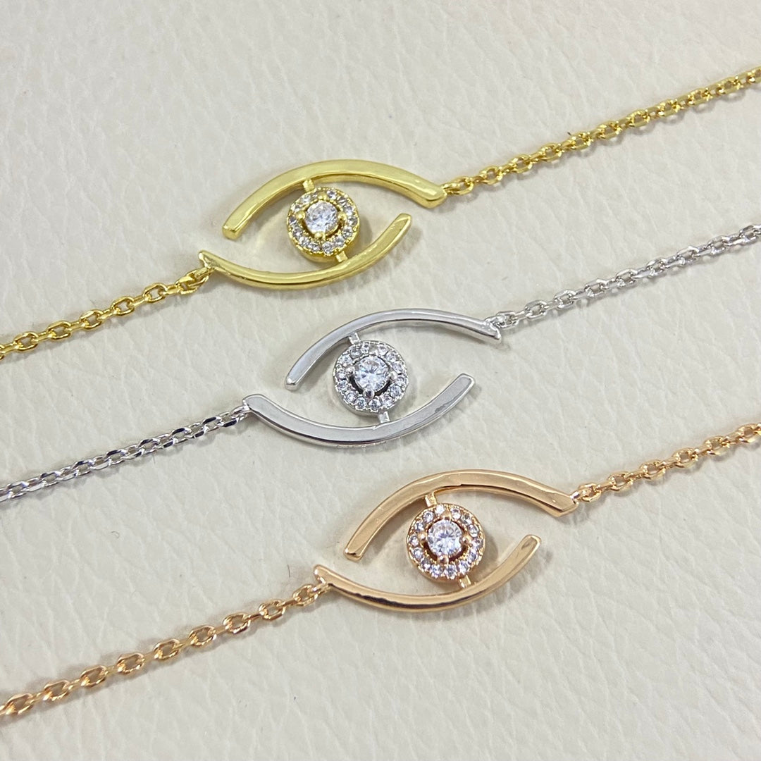 [Elowen jewelsry]Lucky Eye Pave-Set Diamond Bracelet