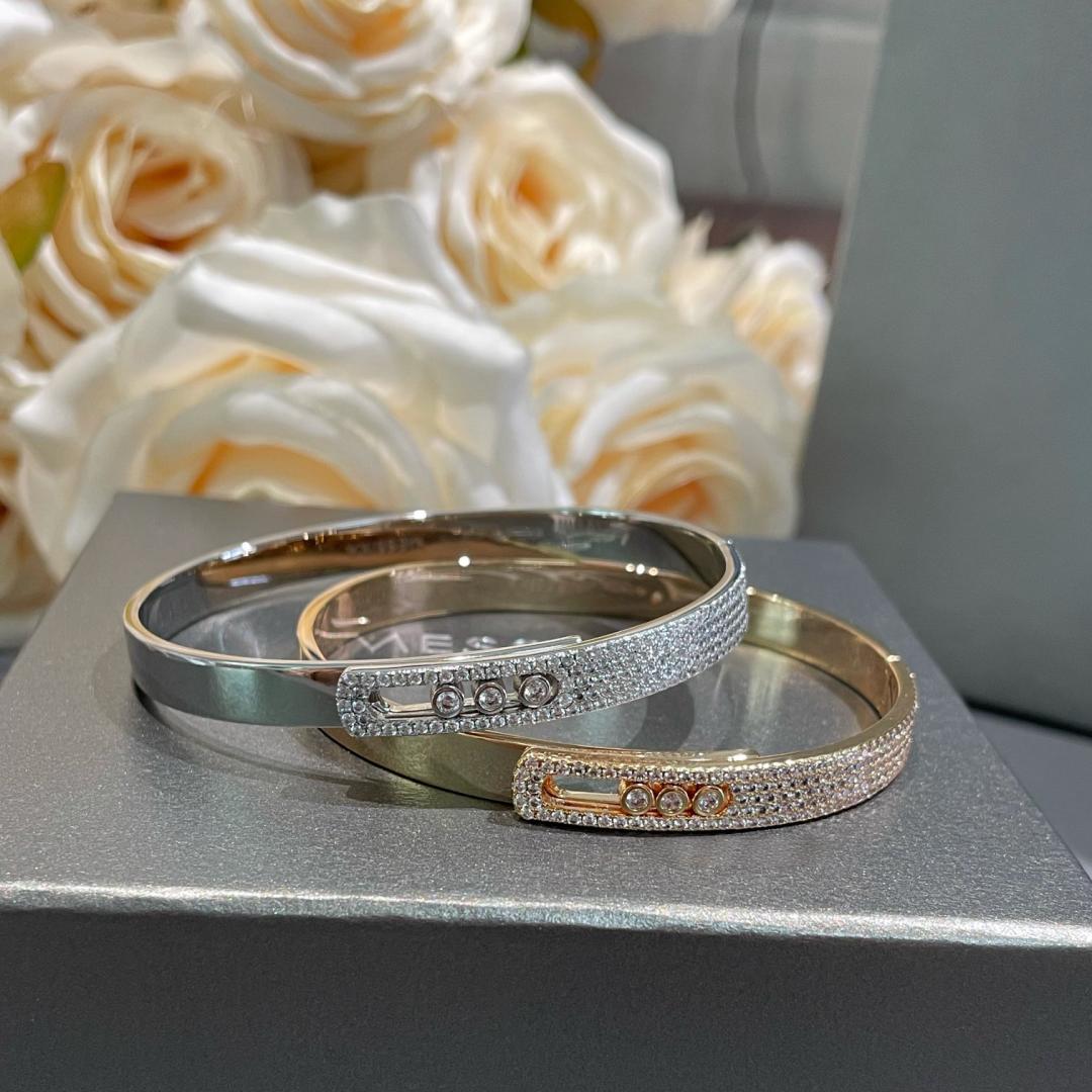 [Elowen Schmuck]Move Noa Roségold Pavé-Diamant-Armreif