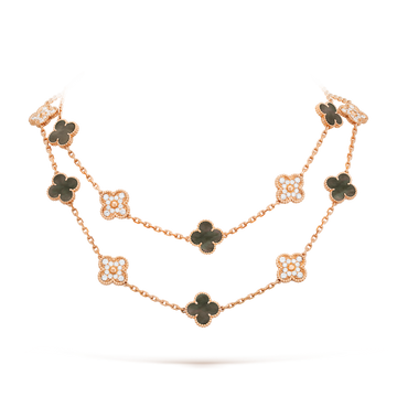 {
  "Elowen jewelsry": "Elowen ジュエリー",
  "CLOVER 20 MOTIFS DARK MOP DIAMOND NECKLACE": "クローバー 20モチーフ ダークマザーオブパール ダイヤモンド ネックレス"
}