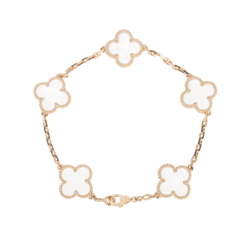 {
  "Elowen jewelsry": "Elowen ジュエリー",
  "CLOVER 5 MOTIF ROCK CRYSTAL BRACELET": "クローバー 5モチーフ ロッククリスタル ブレスレット"
}