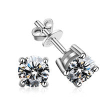 [Elowen]FOUR-PRONG MOISSANITE EARRINGS