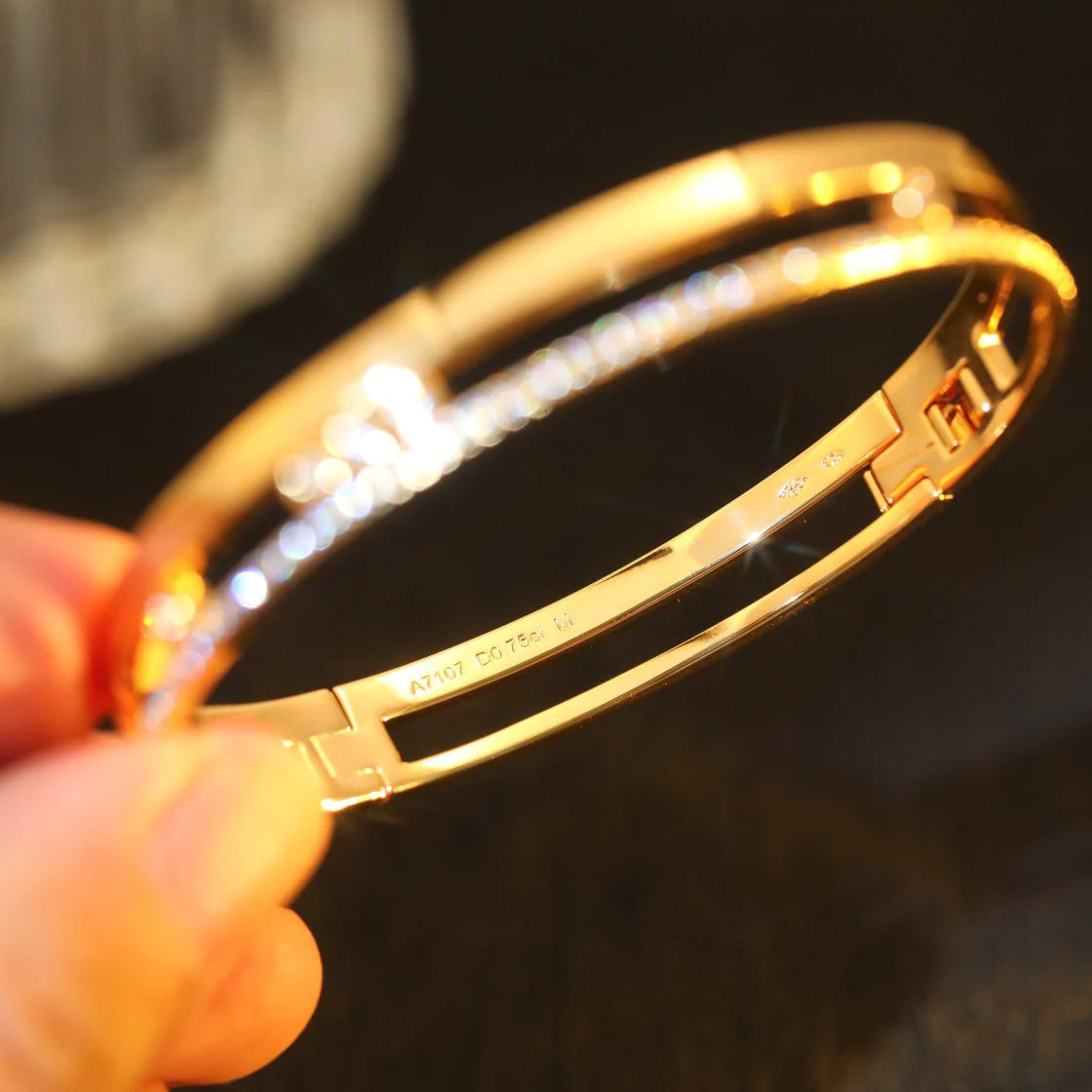 [Elowen jewelsry]Move Romane Diamond Bangle Bracelet