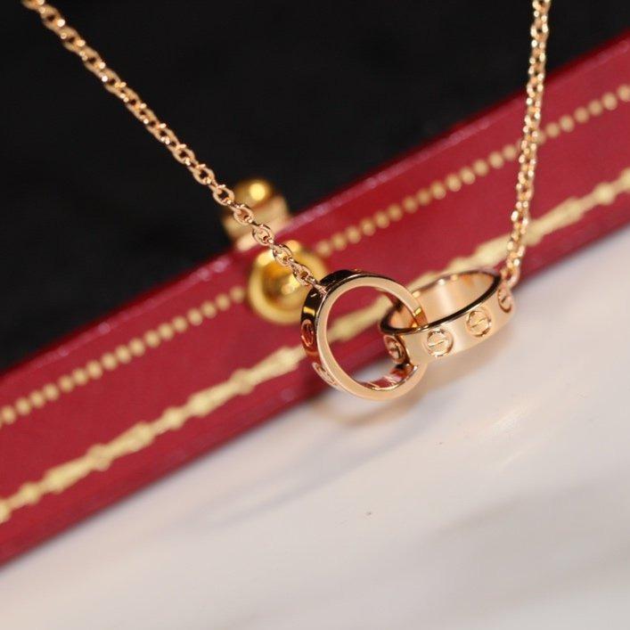 [Elowen Schmuck] LIEBESKETTE ROSÉGOLD UND SILBER