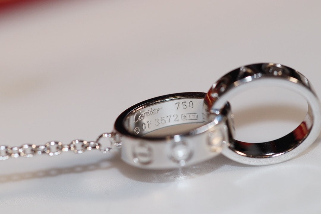 [Elowen Schmuck] LIEBESKETTE ROSÉGOLD UND SILBER