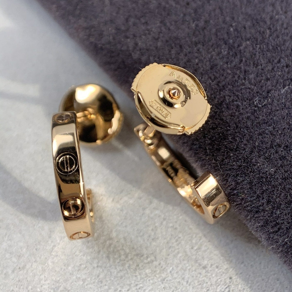 [Elowen Schmuck] LOVE OHRRINGE 2,65 MM ROSÉGOLD