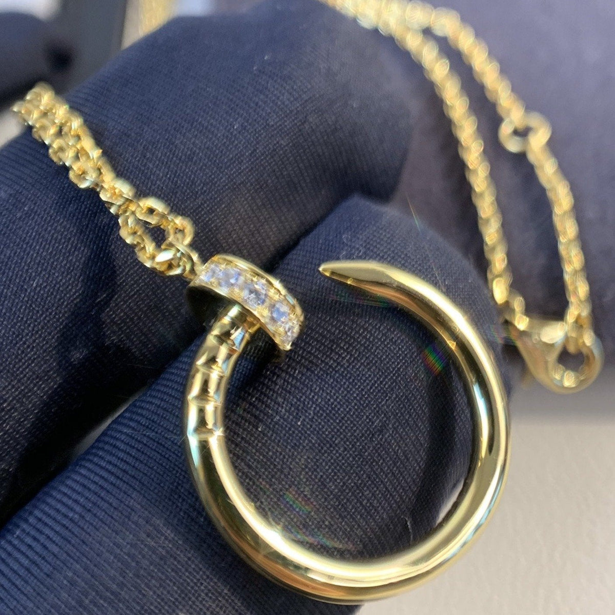 [Elowen jewelsry ]JUSTE HALSKETTE GOLD DIAMANTEN