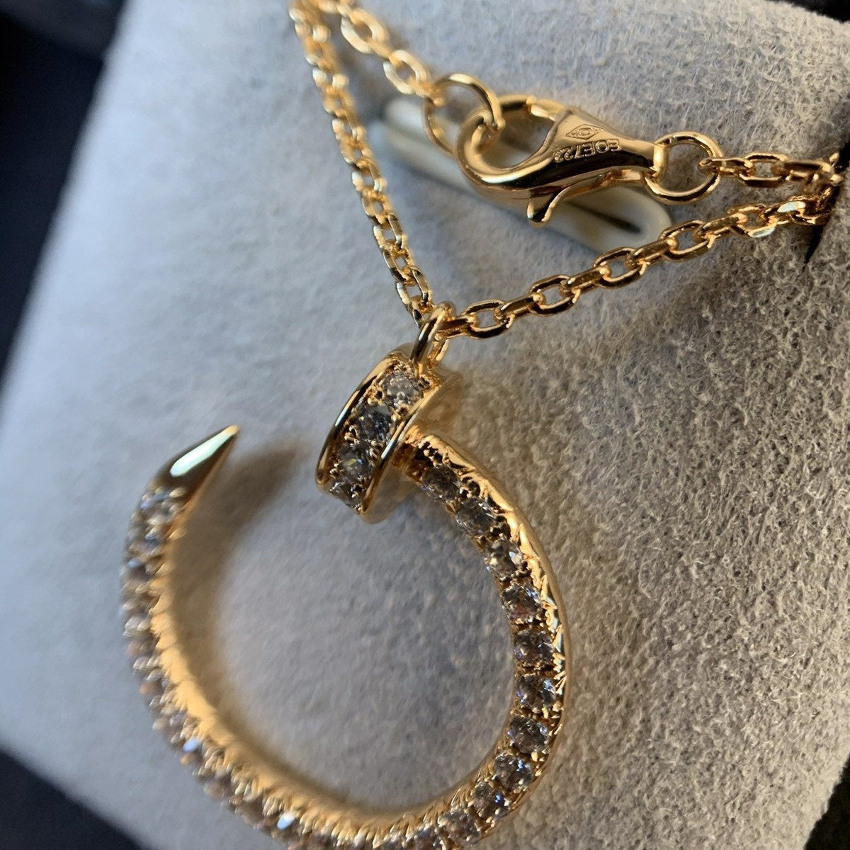 {
  "Elowen jewelsry": "Elowen ジュエリー",
  "JUSTE NECKLACE PINK GOLD DIAMONDS": "JUSTE ネックレス ピンクゴールド ダイヤモンド"
}