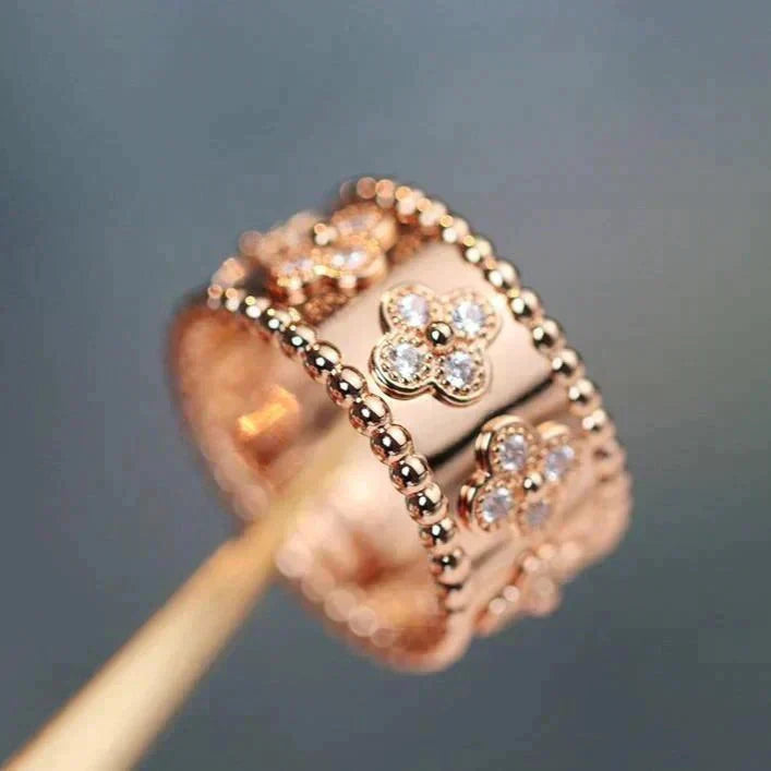 [Elowen jewelry] クローバー・カレイドスコープ・リング 10mm