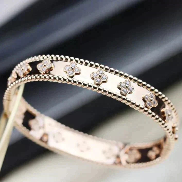 [Elowen jewelsry ]CLOVER BRACELET 8MM DIAMONDS