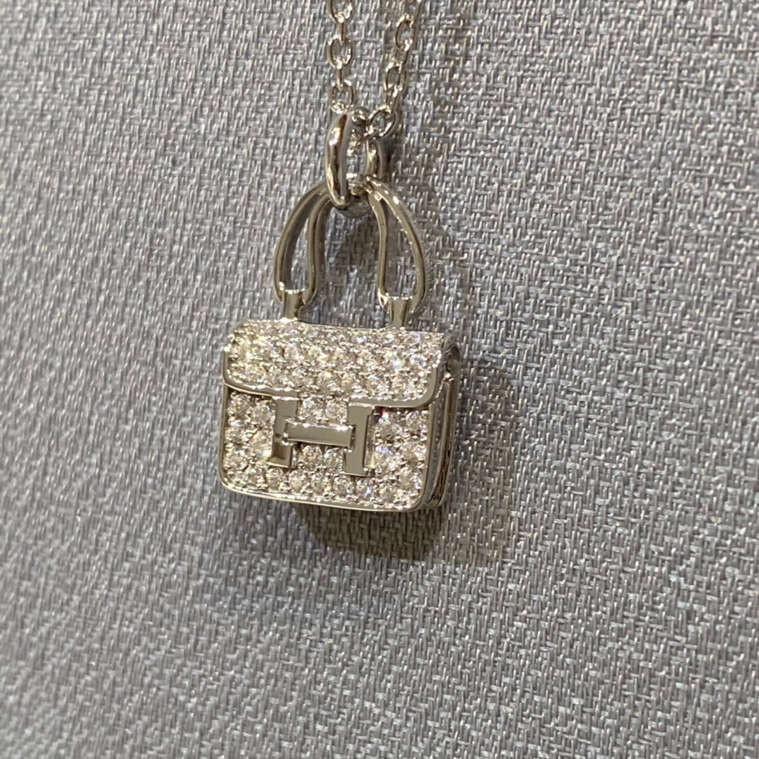 [Elowen Schmuck] CONSTANCE DIAMANT-ANHÄNGER-HALSKETTE