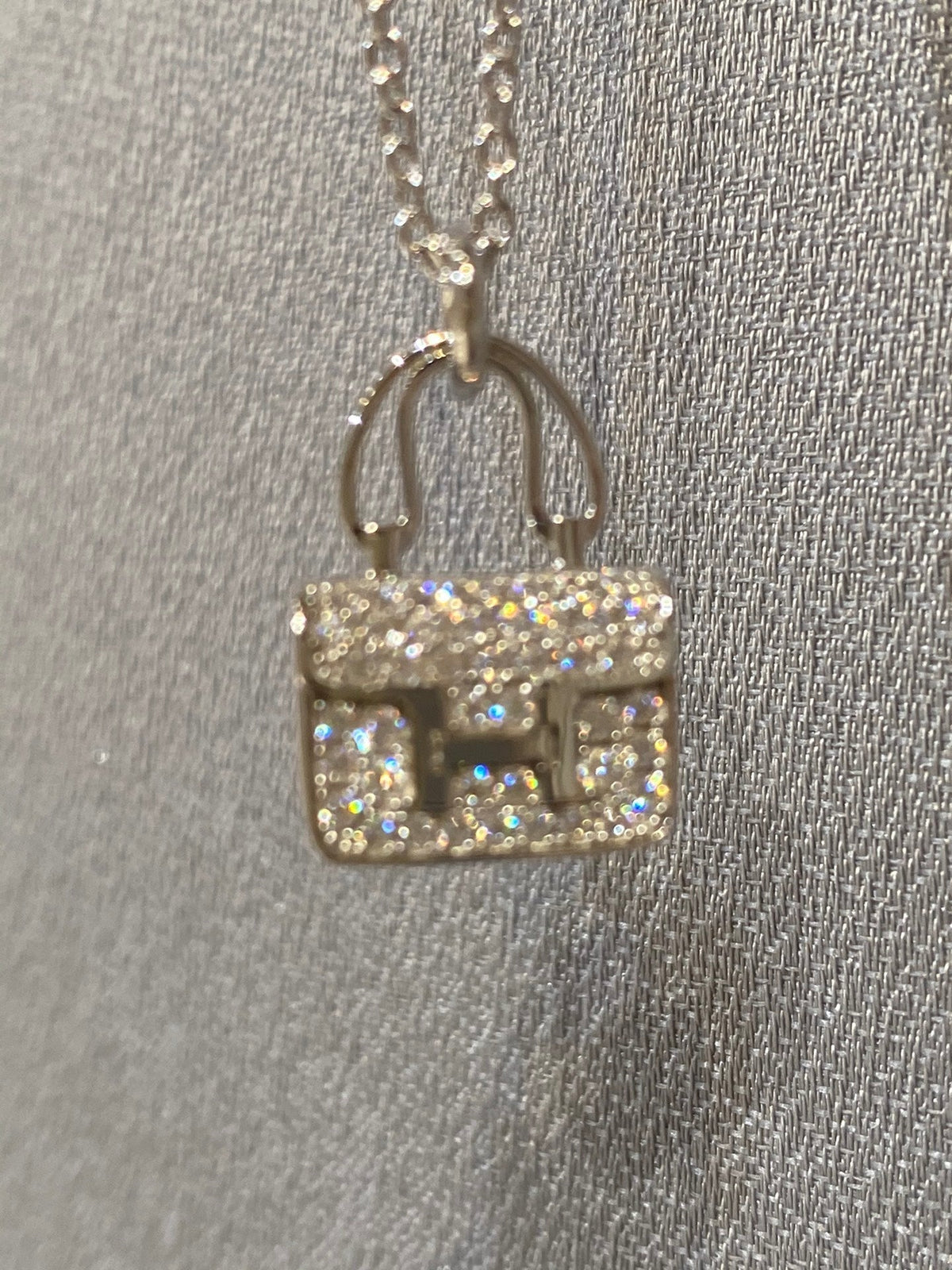[Elowen jewelsry ]CONSTANCE PEDANT DIAMOND NECKLACE