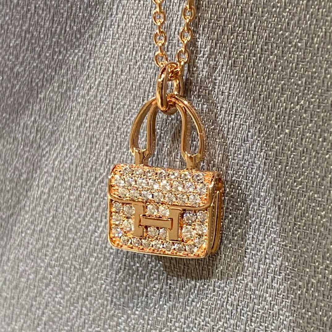 [Elowen jewelsry ]CONSTANCE PEDANT DIAMOND NECKLACE