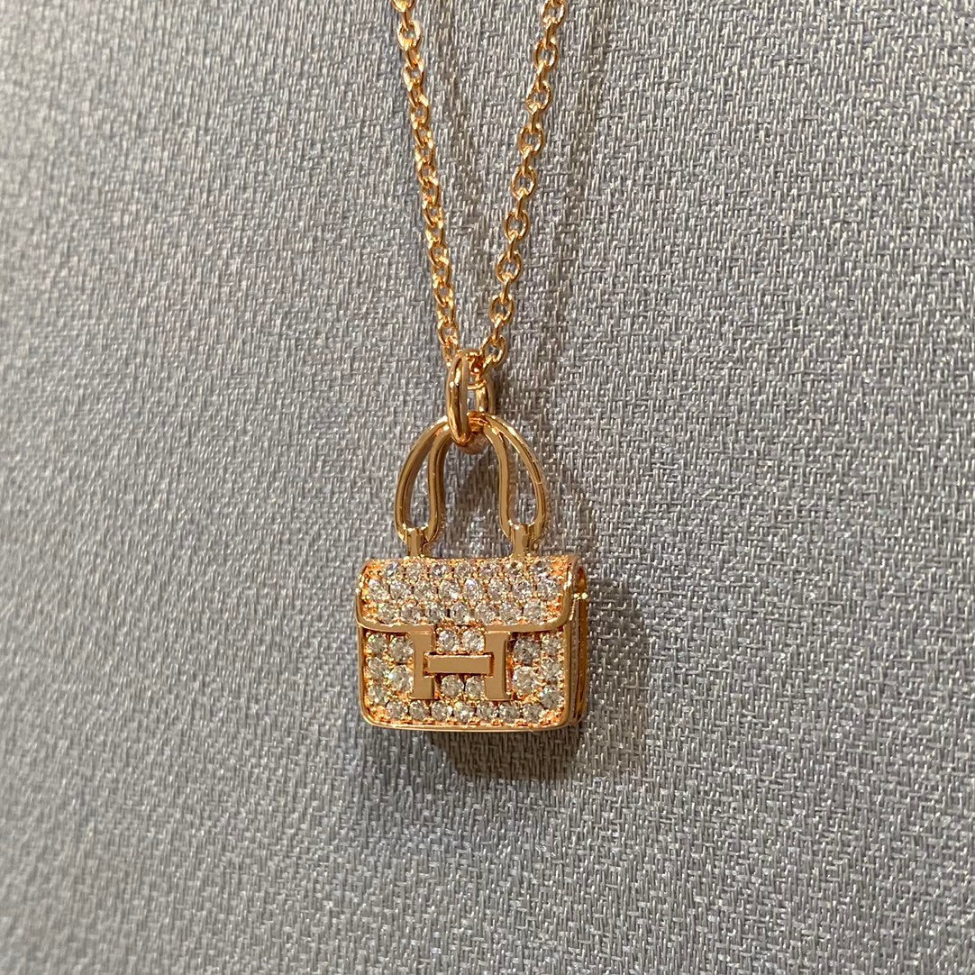 [Elowen jewelsry ]CONSTANCE PEDANT DIAMOND NECKLACE