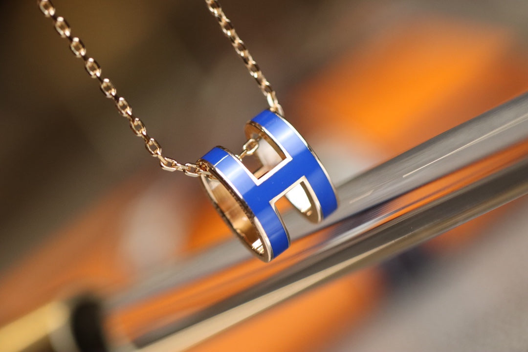[Elowen Schmuck] POP H Anhänger Roségold