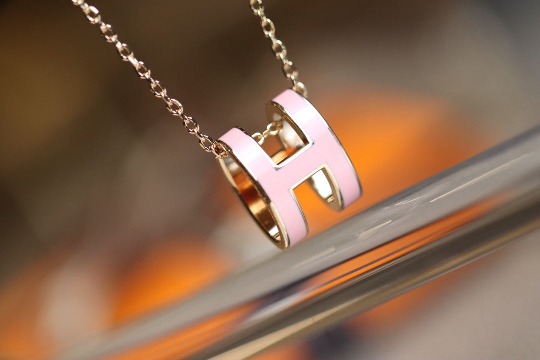 [Elowen Schmuck] POP H Anhänger Roségold