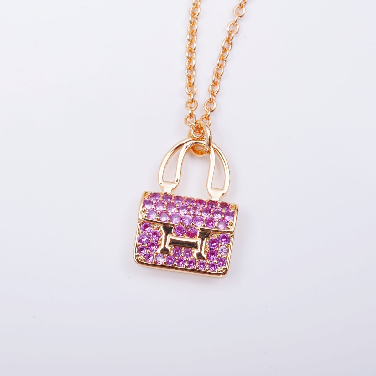 [Elowen jewelsry ]CONSTANCE ANHÄNGER VIOLETTES DIAMANT-COLLIER