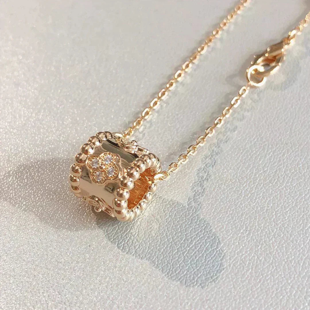 [Elowen jewelry] PERLÉE ANHÄNGER-HALSKETTE GOLD / ROSÉGOLD