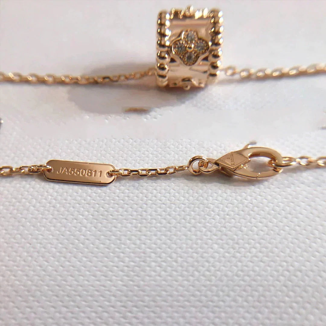 [Elowen jewelry] PERLÉE ANHÄNGER-HALSKETTE GOLD / ROSÉGOLD