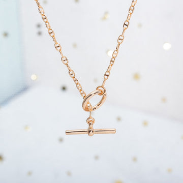 [Elowen jewelsry ]ECHAPPEE NECKLACE PINK GOLD
