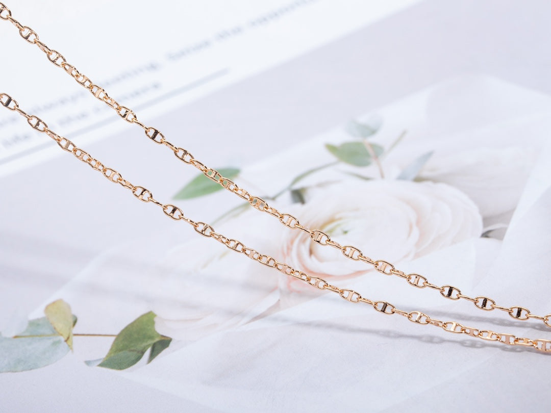 [Elowen jewelsry ]ECHAPPEE NECKLACE PINK GOLD