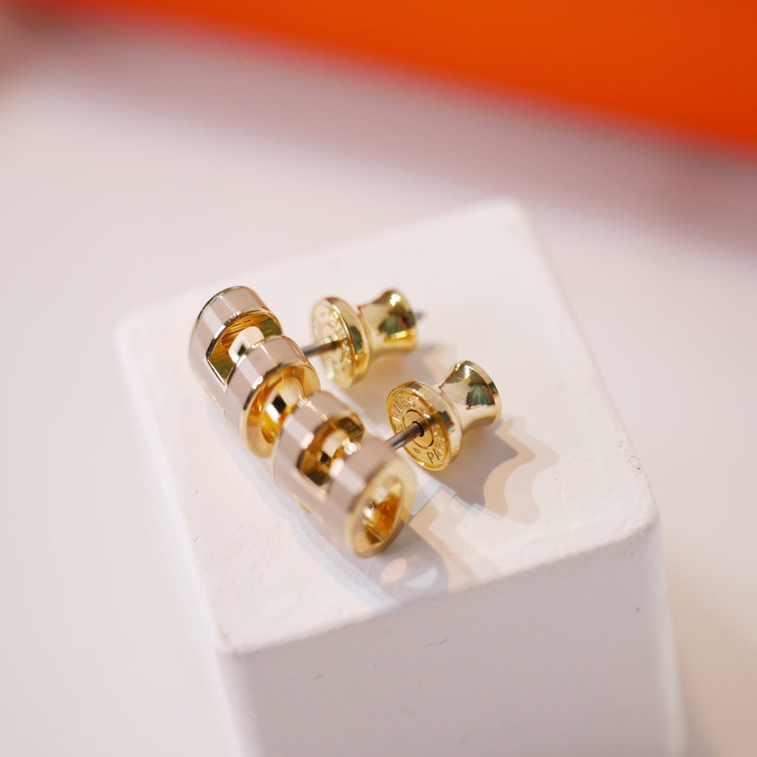 [Elowen Schmuck] MINI POP H OHRRINGE GRAU