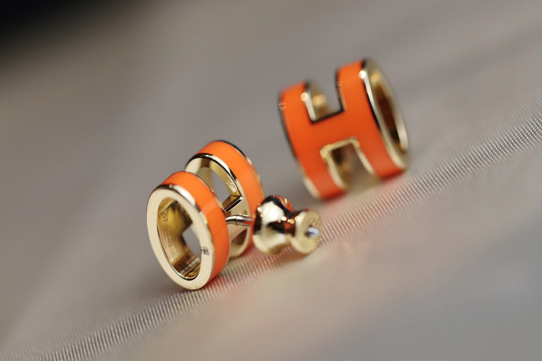 [Elowen Schmuck] MINI POP H OHRRINGE ORANGE