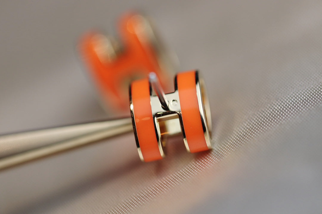 [Elowen Schmuck] MINI POP H OHRRINGE ORANGE