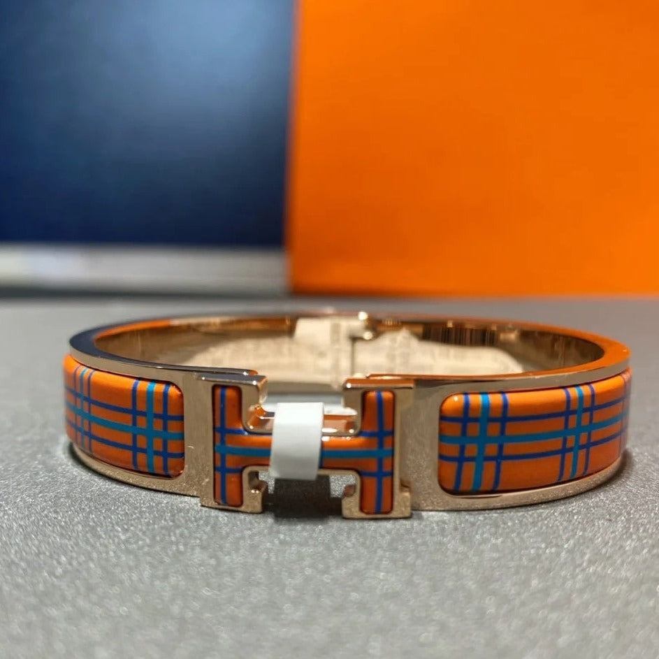 [Elowen jewelry] H タータンブレスレット 12mm