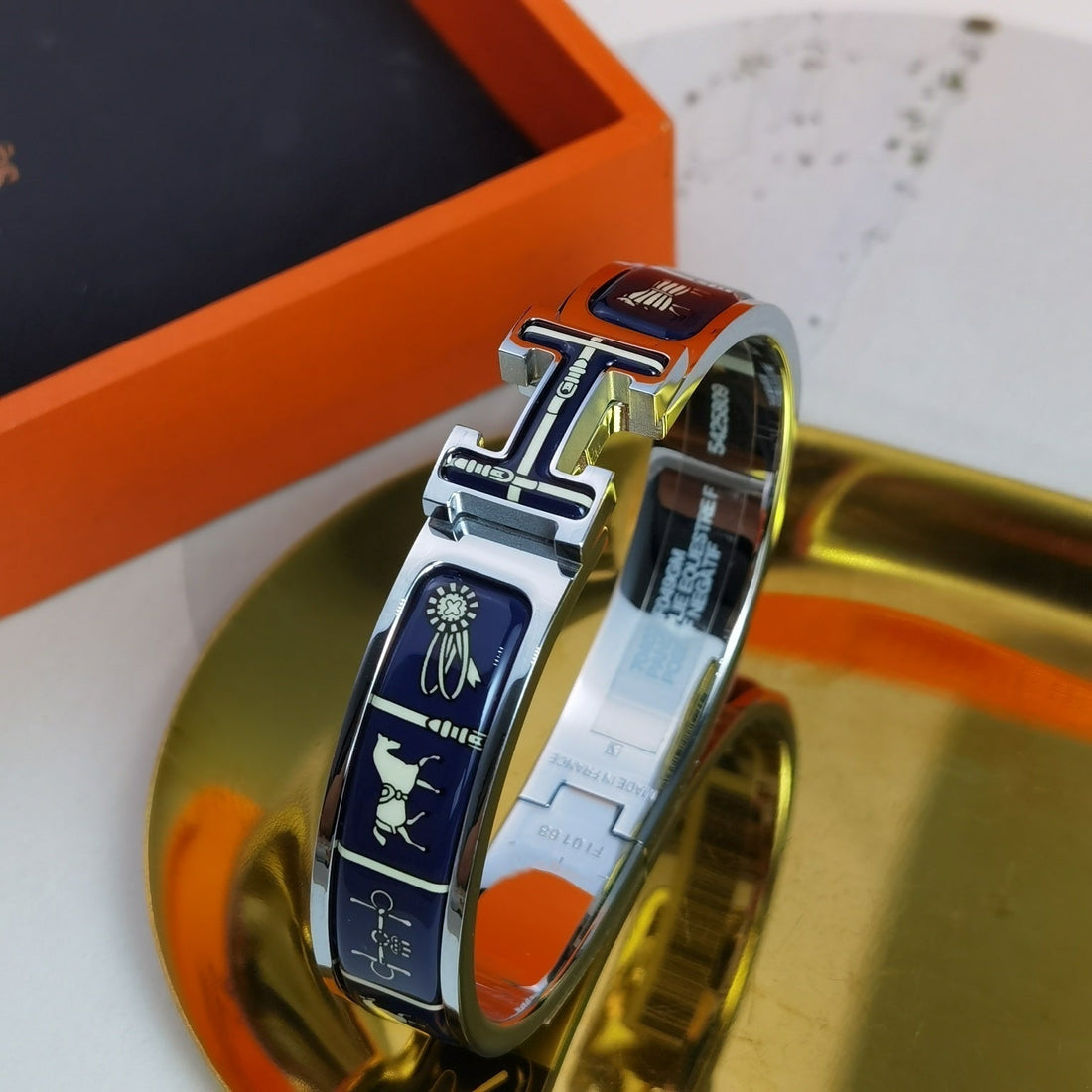 [Elowen Schmuck] H COUVERTURES DUNKELBLAUER ARMBAND