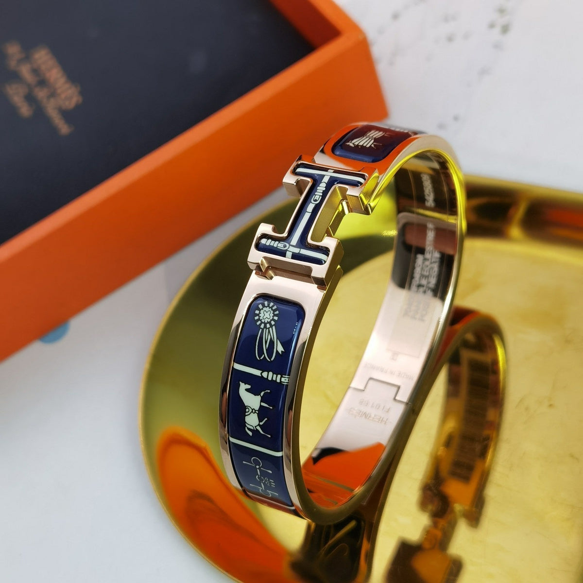 [Elowen Schmuck] H COUVERTURES DUNKELBLAUER ARMBAND
