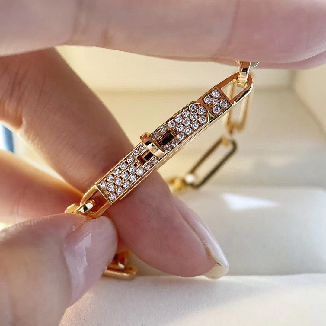 [Elowen jewelsry ]CHAINE BRACELET SMALL MODEL DIAMOND