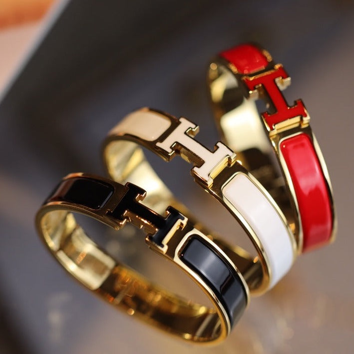 [Elowen jewelsry ]H BRACELET 12MM GOLD