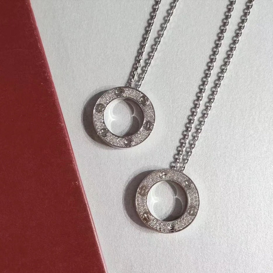 [Elowen jewelsry ]LOVE NECKLACE ADJUSTABLE SILVER