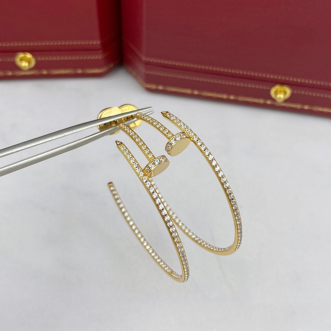[Elowen jewelsry ]JUSTE イヤリング フルダイヤモンド 1.8mm