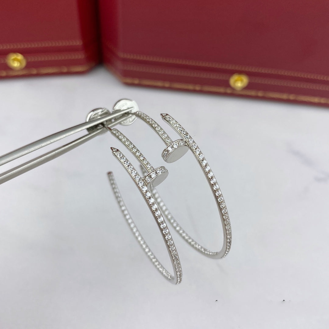 [Elowen jewelsry ]JUSTE イヤリング フルダイヤモンド 1.8mm