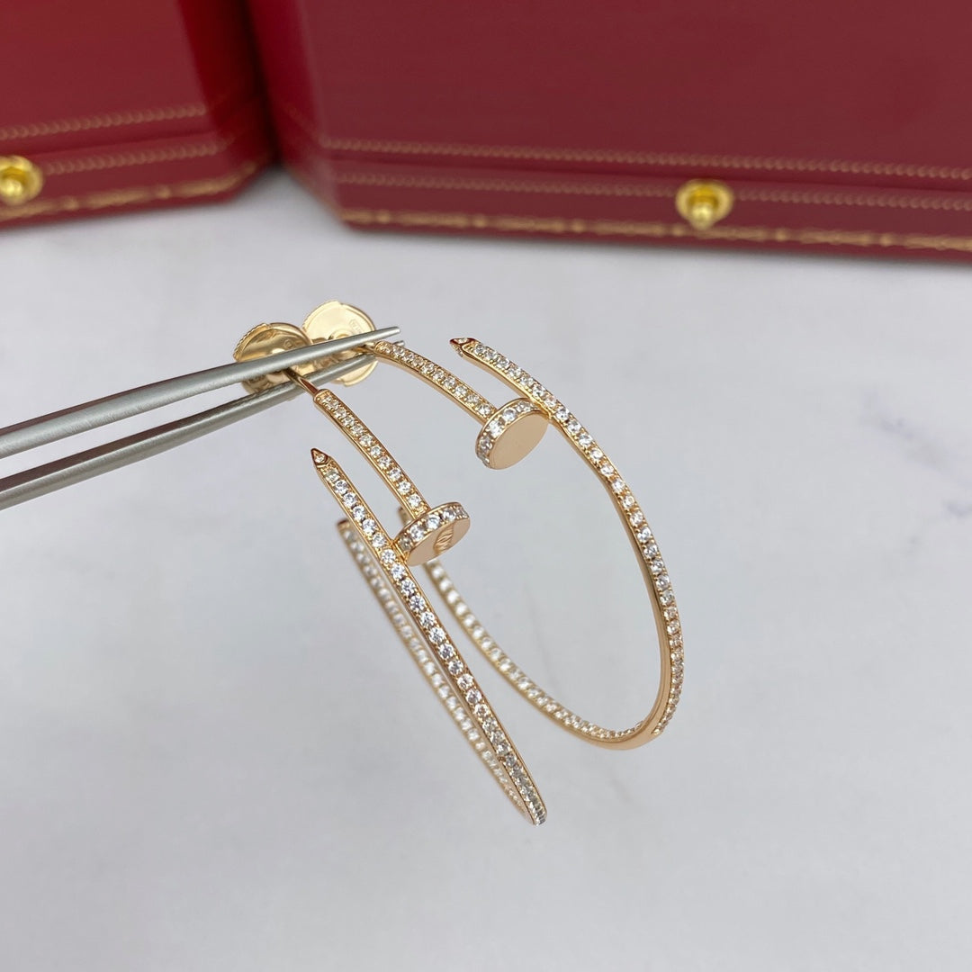 [Elowen jewelsry ]JUSTE イヤリング フルダイヤモンド 1.8mm