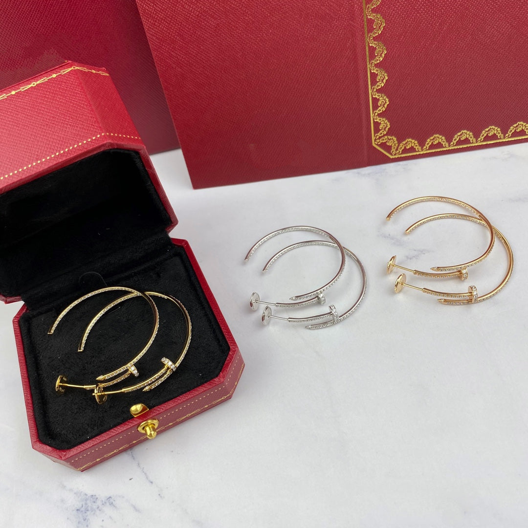 [Elowen jewelsry ]JUSTE イヤリング フルダイヤモンド 1.8mm
