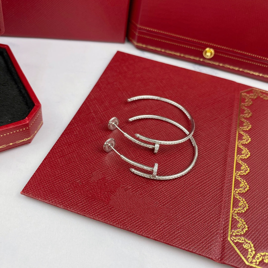 [Elowen jewelsry ]JUSTE イヤリング フルダイヤモンド 1.8mm