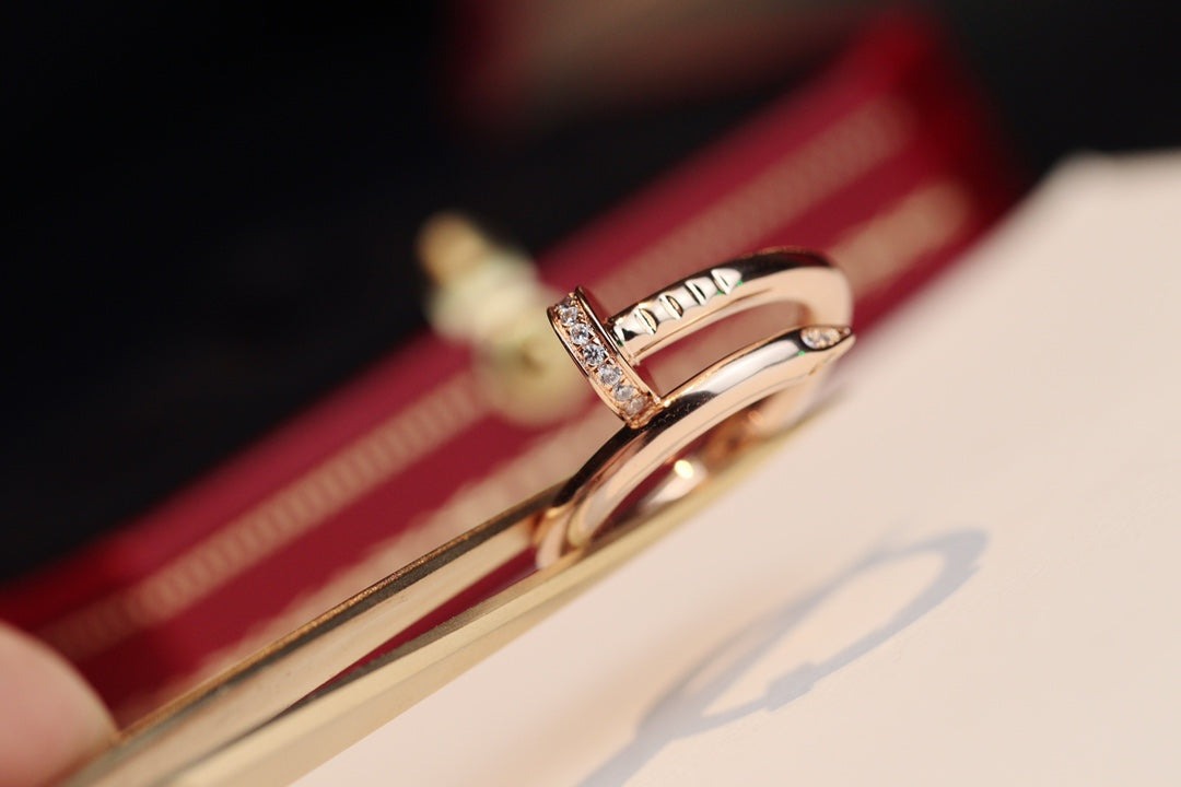 [Elowen jewelsry ]JUSTE RING 2,65MM ROSÉGOLD DIAMANT