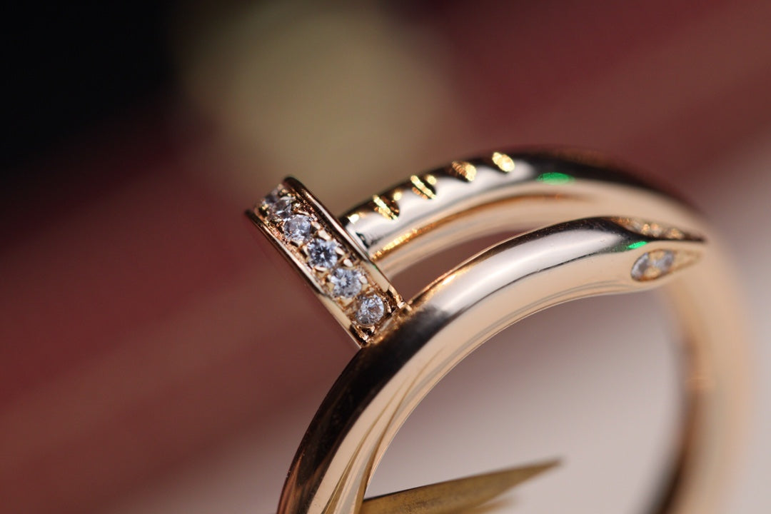 [Elowen jewelsry ]JUSTE RING 2,65MM ROSÉGOLD DIAMANT