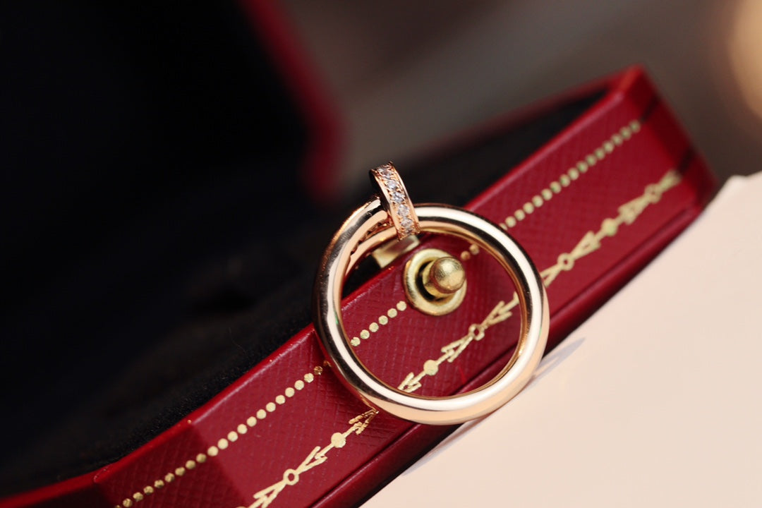 [Elowen jewelsry ]JUSTE RING 2,65MM ROSÉGOLD DIAMANT