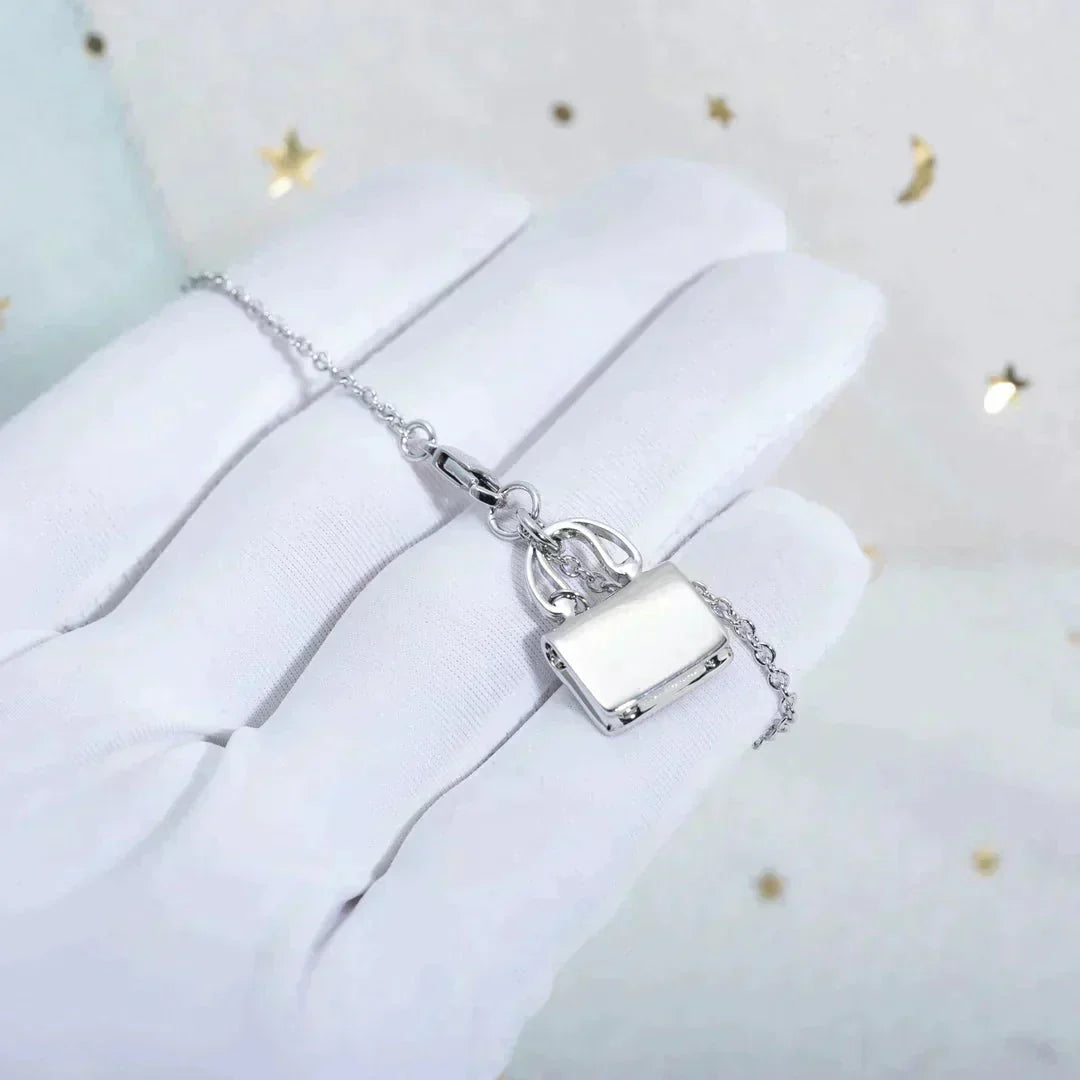 [Elowen jewelsry ]AMULETT-ANHÄNGER SILBERHALSKETTE
