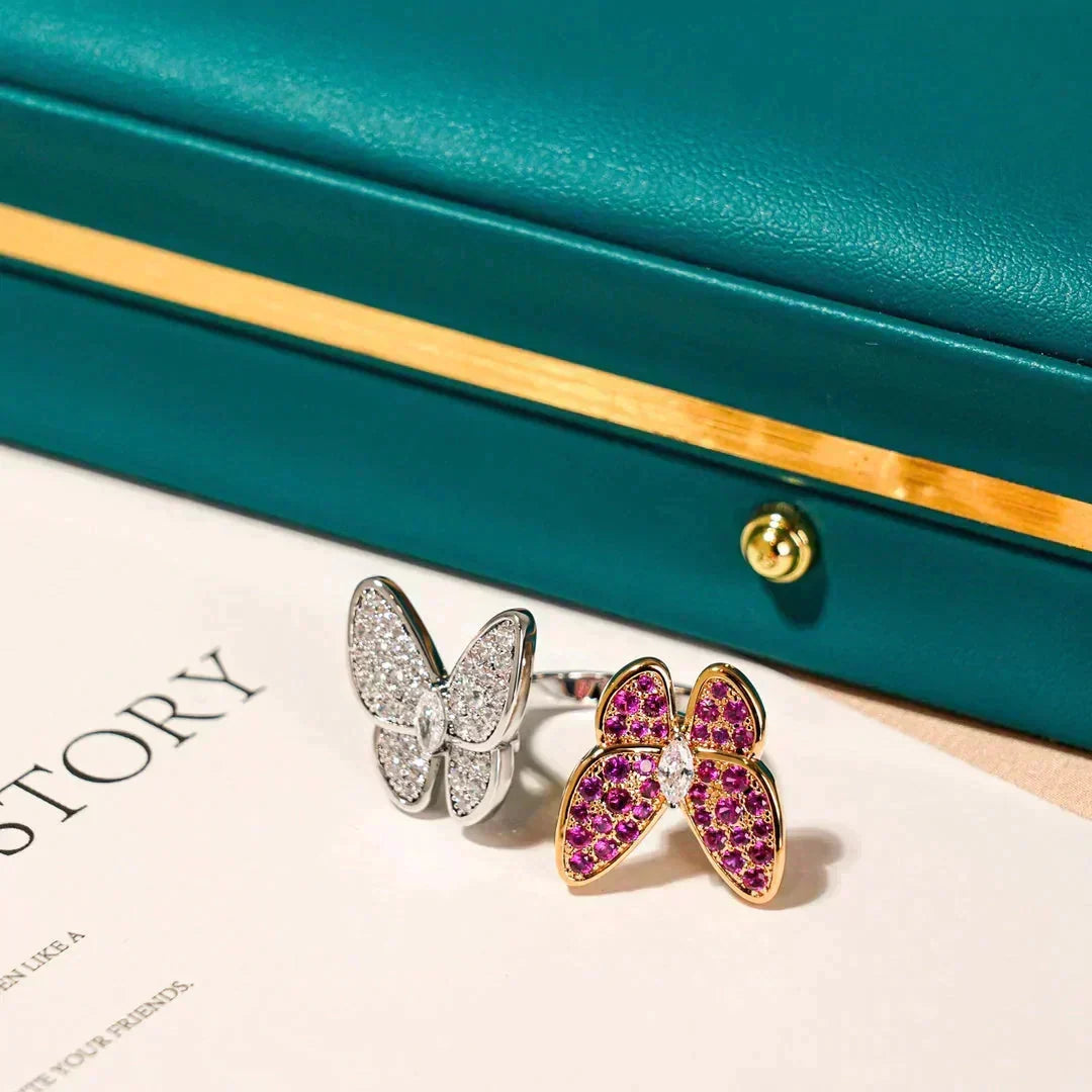 {
  "Elowen jewelsry": "Elowen ジュエリー",
  "TWIN BUTTERFLY DIAMOND RING": "ツインバタフライ ダイヤモンドリング"
}